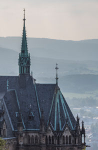 Deutschland, Sachsen-Anhalt, Wernigerode, Schloss Wernigerode am Abend Deutschland, Sachsen-Anhalt, Wernigerode, Schloss Wernigerode am Abend
